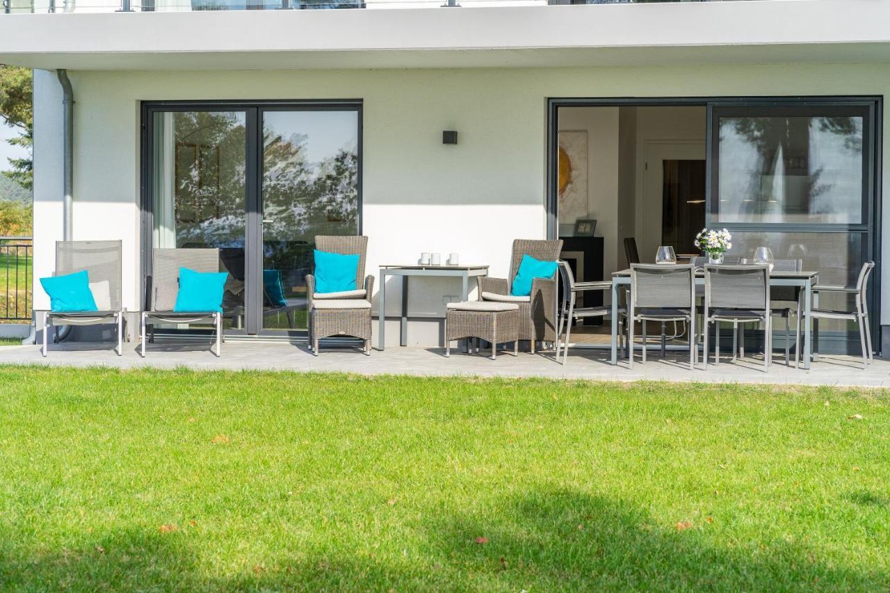 Terrassenwohnung "Kliffgarten" - Oase Am Haff Garz  Exterior foto